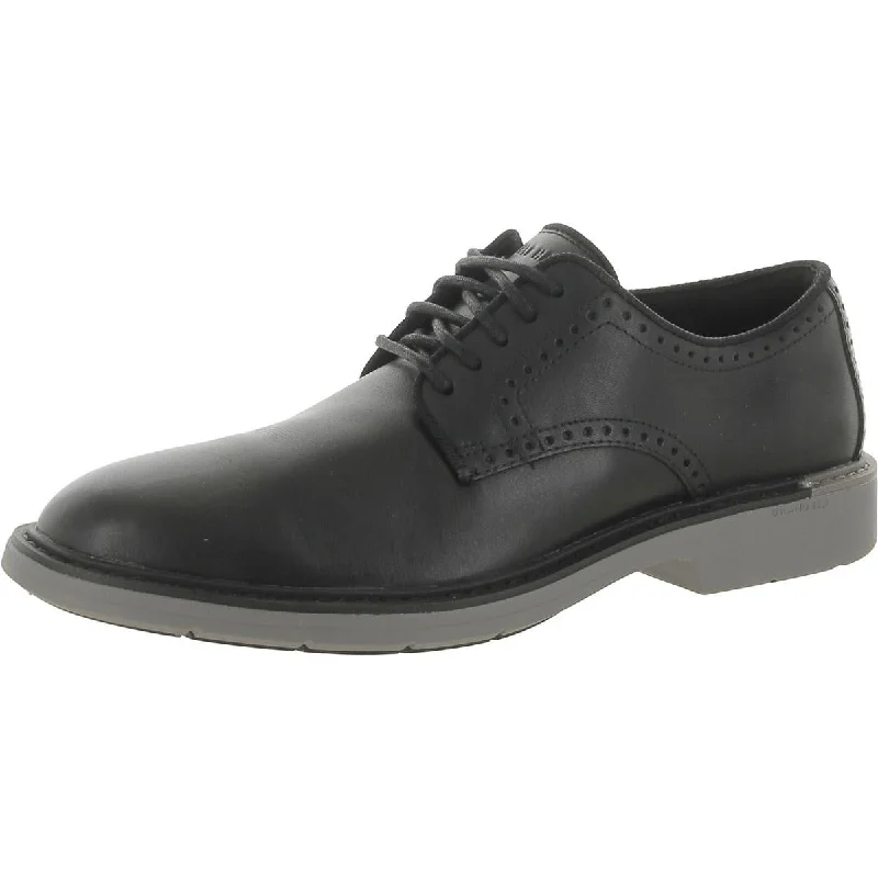 Cole Haan Mens The Go-To Leather Lace-Up Oxfords Beaded Moccasin Design 