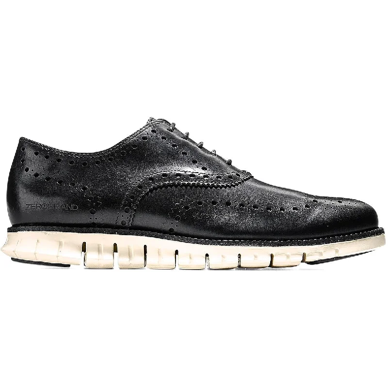 Cole Haan Mens ZeroGrand Leather Brogue Oxfords Camouflage Print Boot Style  