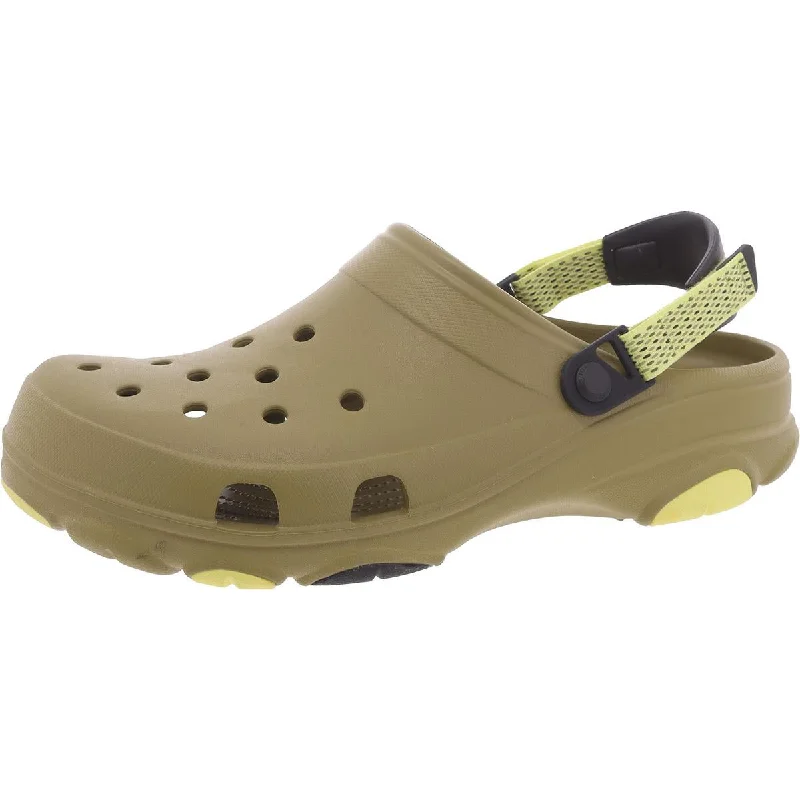 Crocs Mens Adjustable Slip On Clogs Rubber - Sole Plimsoll Look  