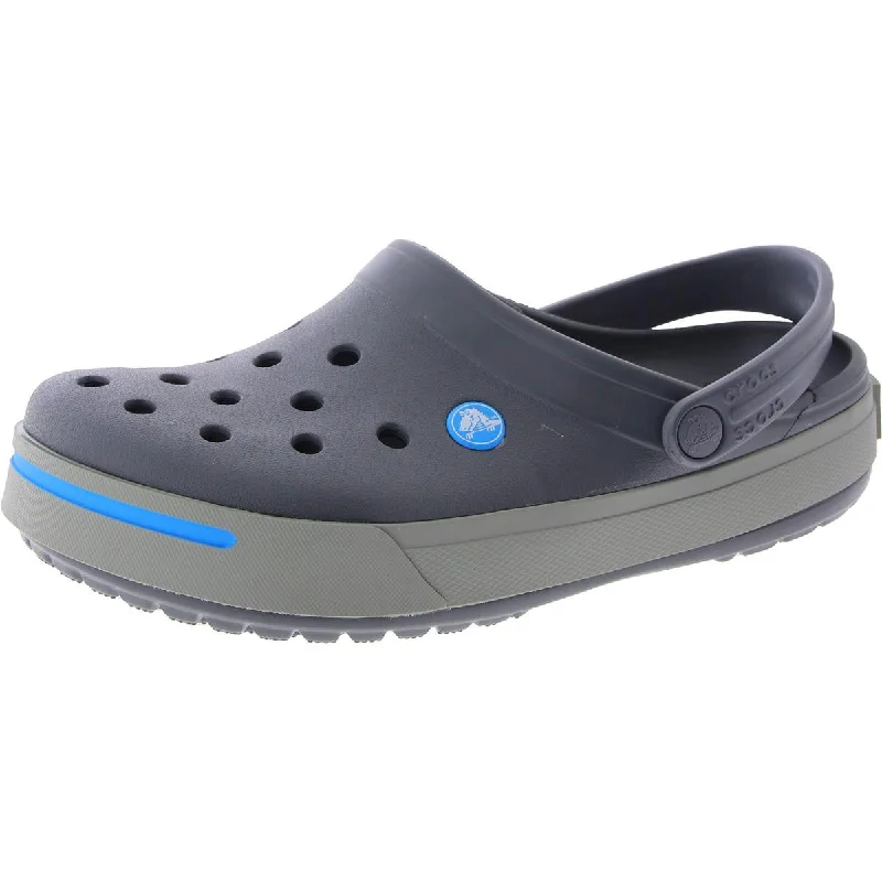 Crocs Mens Crocband ll Slip On Perforated Clogs Glow - in - the - Dark Shoe Design  