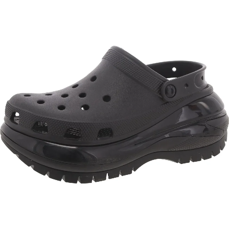 Crocs Womens Rubber Slingback Clogs Brogue Oxford Aesthetic 