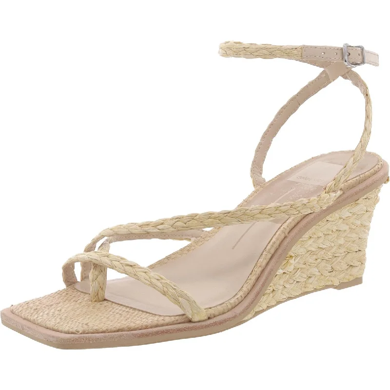 Dolce Vita Womens Bhfo Wedges Strappy Ankle Strap Vintage Oxford Appeal 