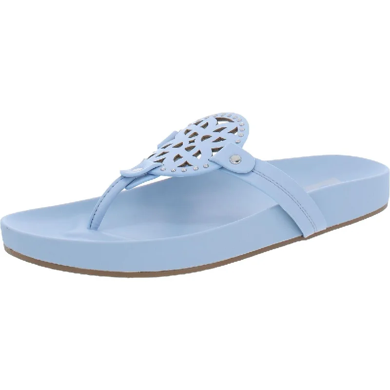 Dolce Vita Womens Pilar Cut-Out Thong Flip-Flops Edwardian Shoe Look  