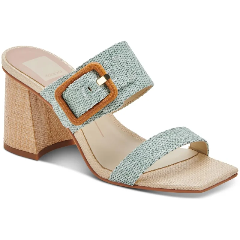 Dolce Vita Womens Posy Textured Slip On Sandals Shoes Patchwork Shoe Aesthetic  