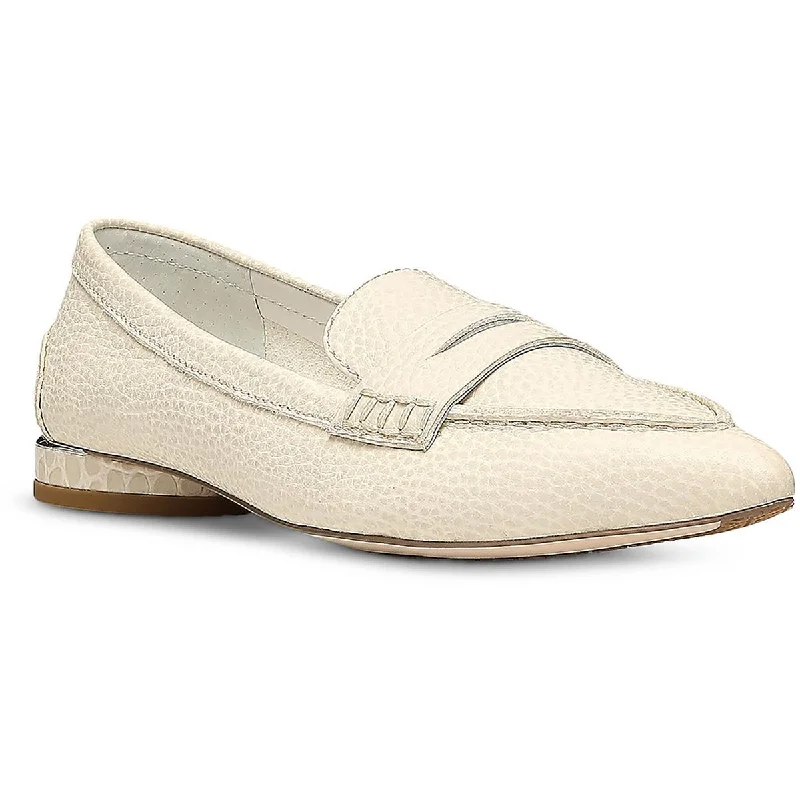 Donald J. Pliner Womens Renee Faux Leather Pointed Toe Loafers Patchwork Shoe Aesthetic  