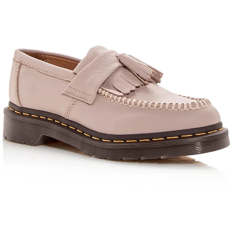 Dr. Martens Mens Adrian Leather Slip-On Loafers Loose - Fit Slipper Style  