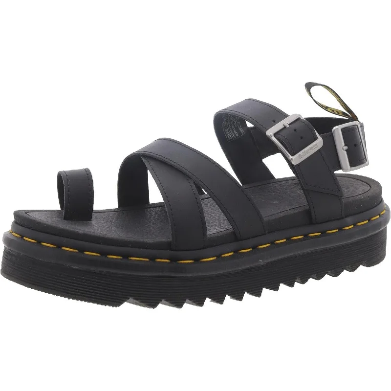 Dr. Martens Womens AVRY Faux Leather Thong Slingback Sandals Checkered Shoe Pattern Look Dr. Martens Womens AVRY Faux Leather Thong Slingback Sandals Checkered Shoe Pattern Look