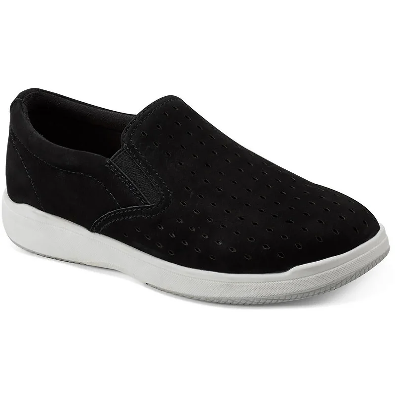 Earth Womens Nel Leather Flats Loafers Tech - Inspired Sneaker Look  