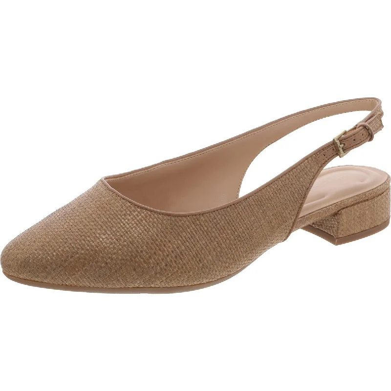 Easy Spirit Womens Block heel Slip On Slingbacks Moccasin Soft - Sole Style  