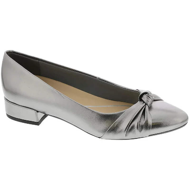 Easy Spirit Womens CRISTEN 3 Pointed toe Bow Flat Shoes Desert Boot Utility Style  