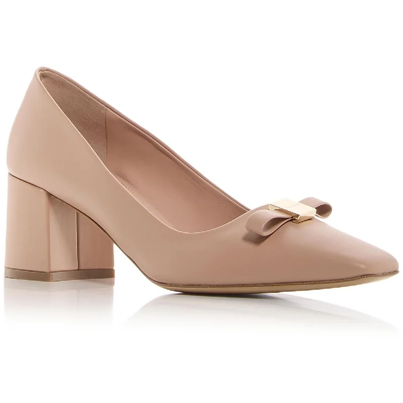 Ferragamo Womens Myra 60 Slip On Square Toe Pumps Chunky Platform Sneaker Style  