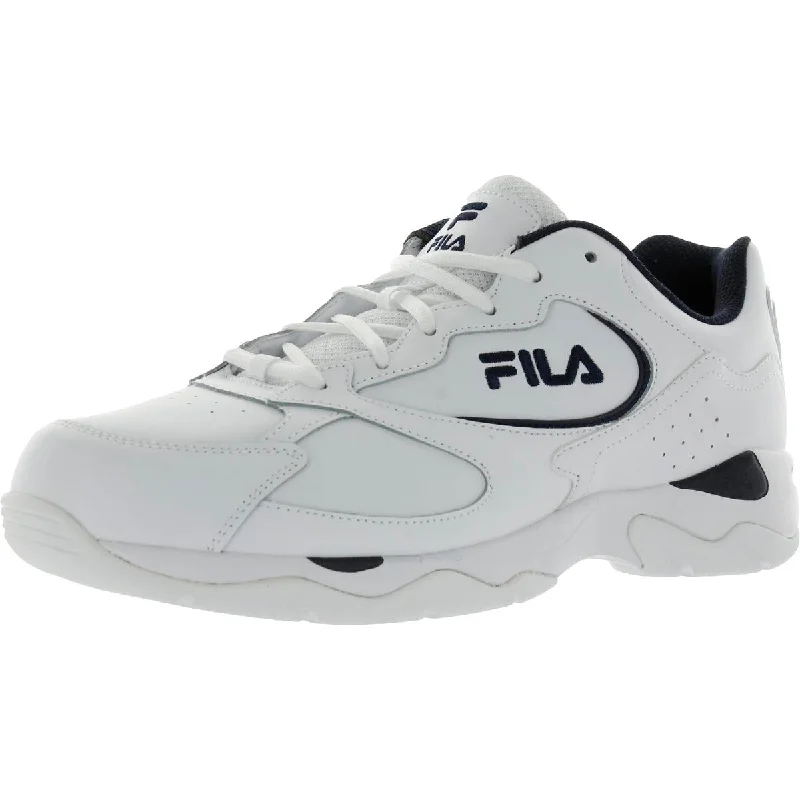 Fila Mens Tri Runner Leather Lace Up Casual and Fashion Sneakers British Gentleman Oxford Style  