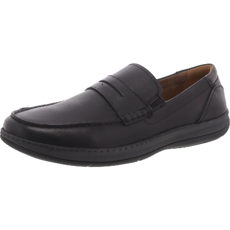 Florsheim Mens Leather Slip On Loafers Leather Driving Shoe Style  