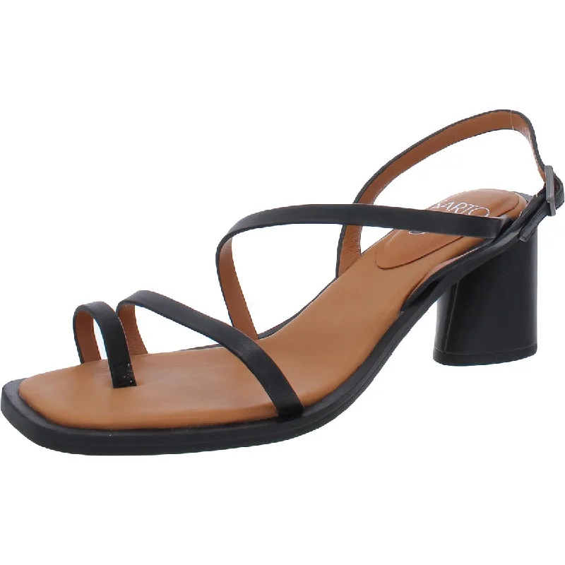 Franco Sarto Womens Rache Leather Slingback Dress Sandals Metallic Trim Shoe Design Franco Sarto Womens Rache Leather Slingback Dress Sandals Metallic Trim Shoe Design
