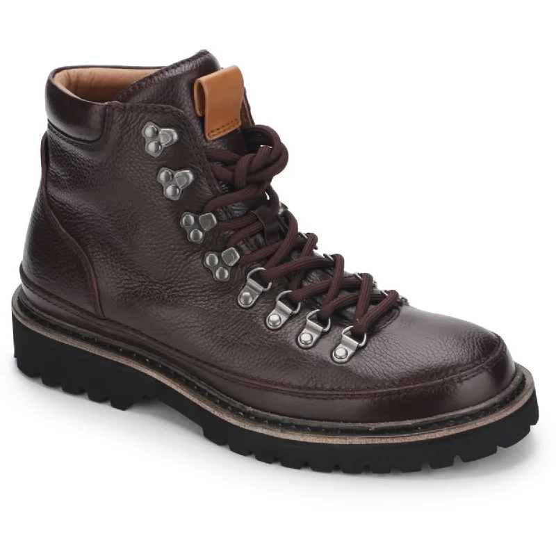 Gentle Souls by Kenneth Cole Mens Donovan Lug Leather Hiking Boots Skateboarding Sneaker Style Gentle Souls by Kenneth Cole Mens Donovan Lug Leather Hiking Boots Skateboarding Sneaker Style