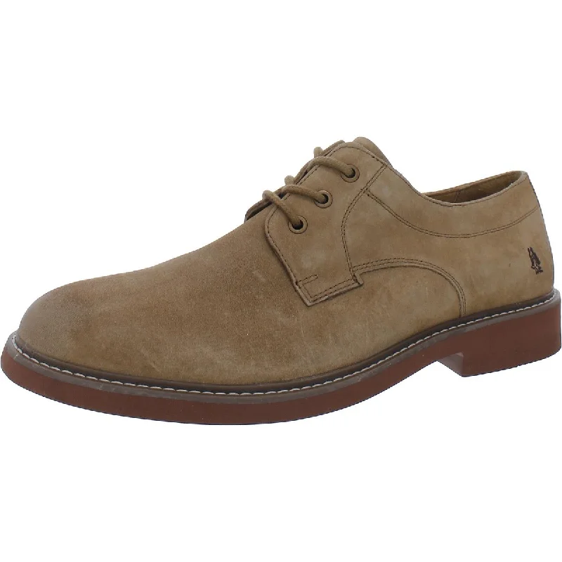 Hush Puppies Mens Detroit PT Leather Lace Up Oxfords Upcycled Shoe Look  