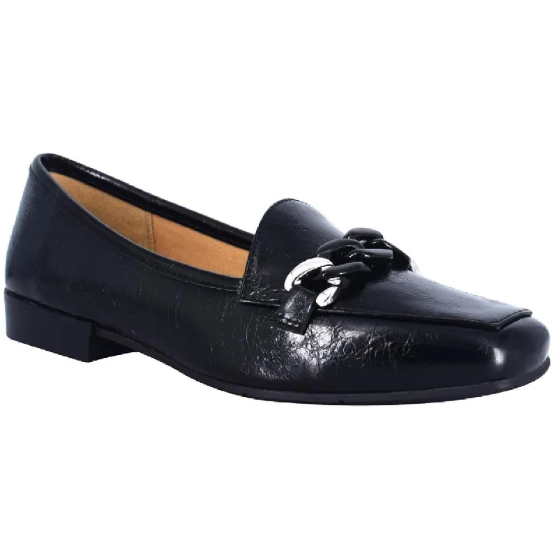 Impo Womens Bedelia Dressy Chain Loafers Blue Coast Loafer Aesthetic 
