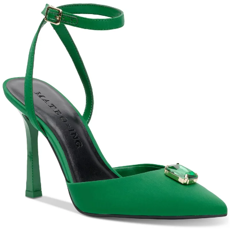 INC Womens Victoria Ajustable Jeweled Pumps Inflatable Shoe Look 