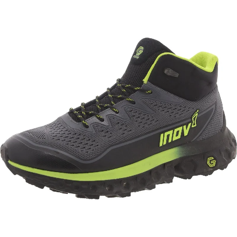 Inov-8 Mens Rocfly Fitness Lifestyle High-Top Sneakers Wingtip Oxford Design 