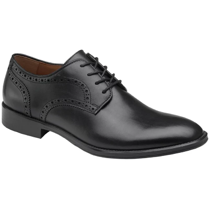 Johnston & Murphy Mens Henrick Leather Lace-Up Oxfords Mod Oxford Design  