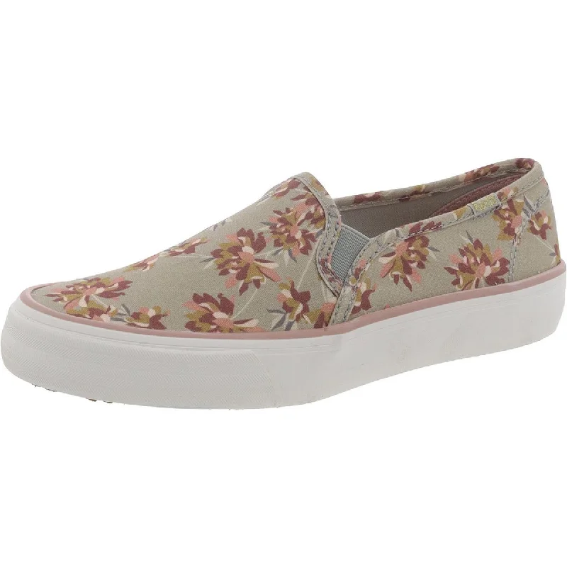 Keds Womens Double Decker Floral Print Slip On Loafers Upcycled Shoe Look  