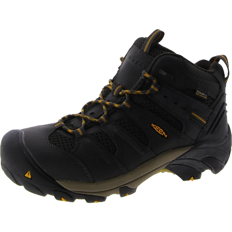 Keen Mens Lansing Mid Water Proof Steel Toe Work & Safety Shoes Artisan - Crafted Loafer Style Keen Mens Lansing Mid Water Proof Steel Toe Work & Safety Shoes Artisan - Crafted Loafer Style