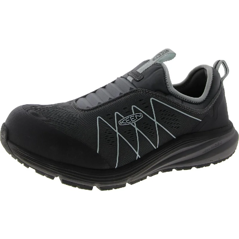 Keen Mens Safety Composite Toe Slip-on Shoes Beaded Moccasin Design 