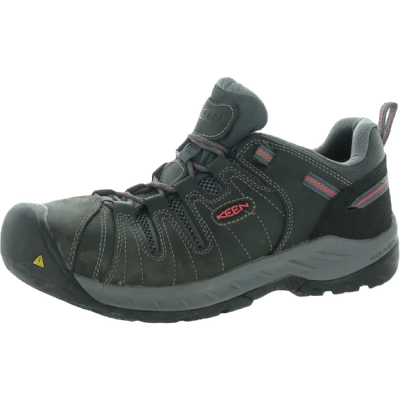 Keen Womens Flint II Leather Lace up Work Shoes Edwardian Shoe Look  