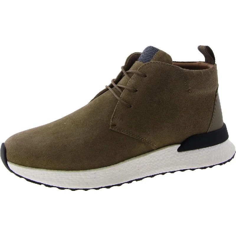 Kenneth Cole New York Mens Flat Chukka Boots Minimalist Sneaker Style  