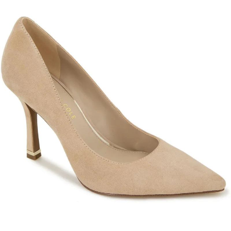 Kenneth Cole New York Womens Romi Pump Suede Pointed Toe Pumps Vintage Oxford Appeal 