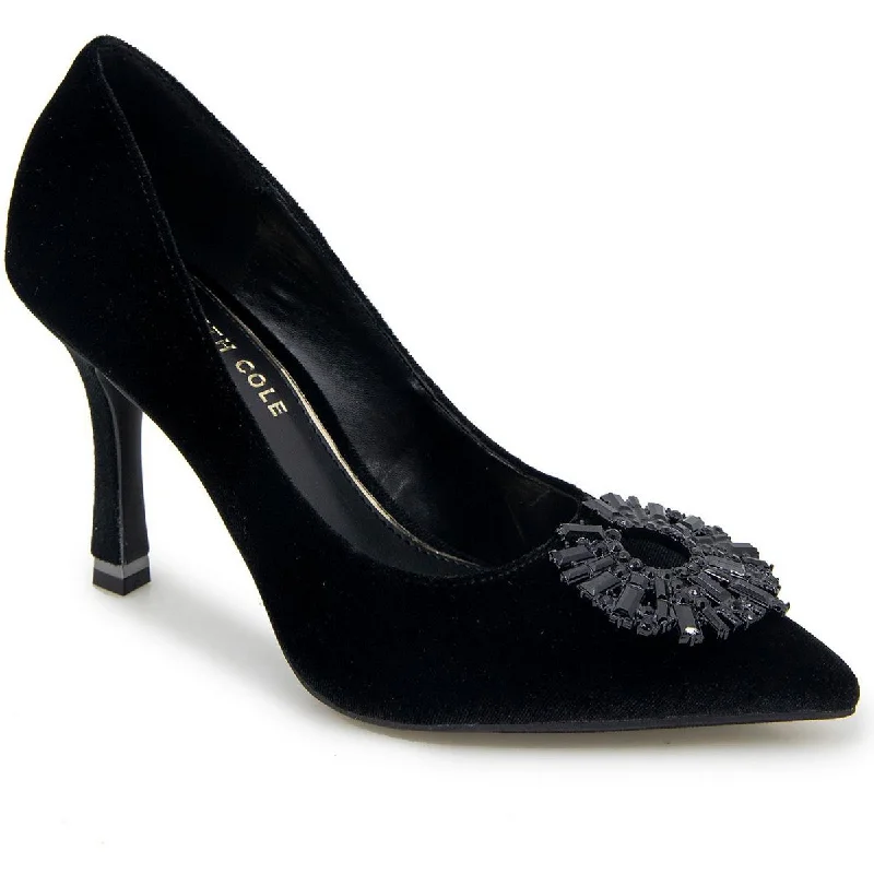 Kenneth Cole New York Womens ROMI STARBURST Slip On Pointed Toe Pumps Comfortable Derby Style Kenneth Cole New York Womens ROMI STARBURST Slip On Pointed Toe Pumps Comfortable Derby Style