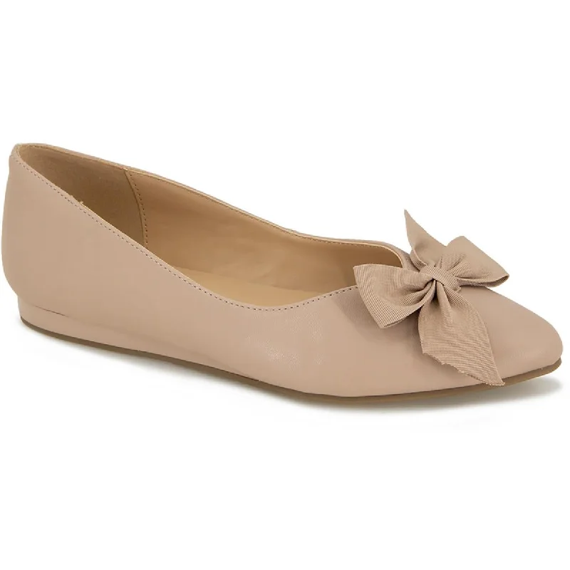 Kenneth Cole Reaction Womens Lily Bow Faux Leather Pointed Toe Loafers Business Monk Strap Style Kenneth Cole Reaction Womens Lily Bow Faux Leather Pointed Toe Loafers Business Monk Strap Style