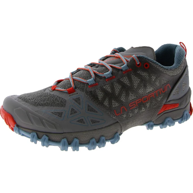 La Sportiva Womens BUSHIDO II Mesh Lace up Running & Training Shoes Quilted Shoe Design La Sportiva Womens BUSHIDO II Mesh Lace up Running & Training Shoes Quilted Shoe Design