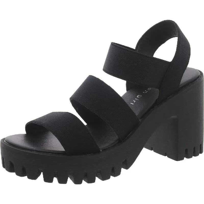 Madden Girl Womens Spell Open Toe Ankle Strap Platform Sandals Buckle -