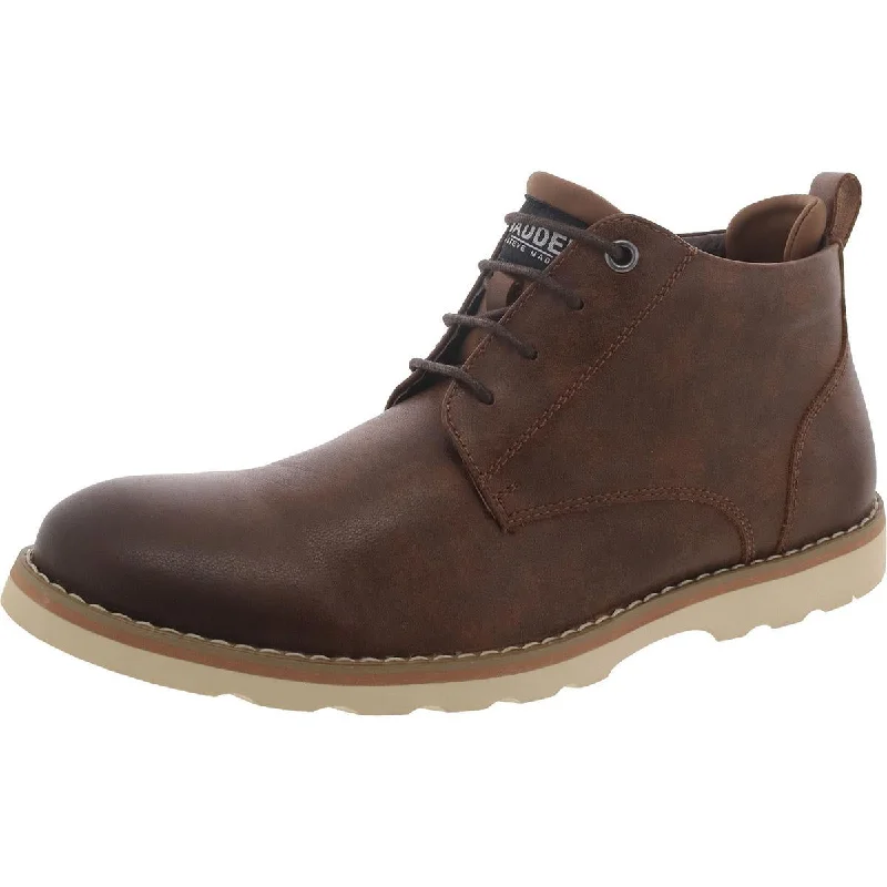 Madden Mens Brawly Faux Leather Ankle Chukka Boots Waterproof Hiking Boot Design  