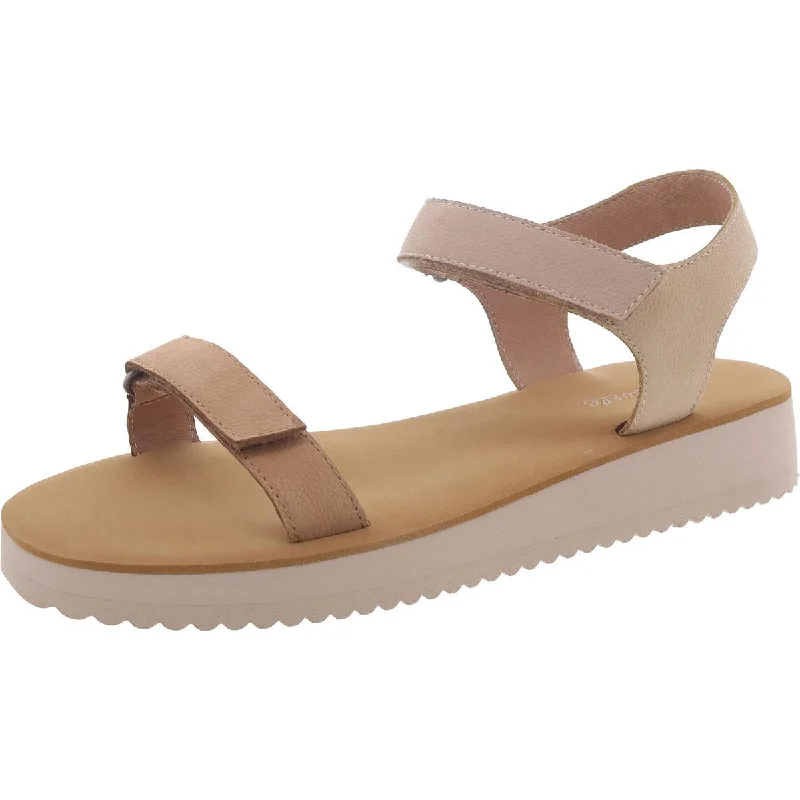 Madewell Womens Leather Round toe Wedge Sandals Dressy Chelsea Boot Style 