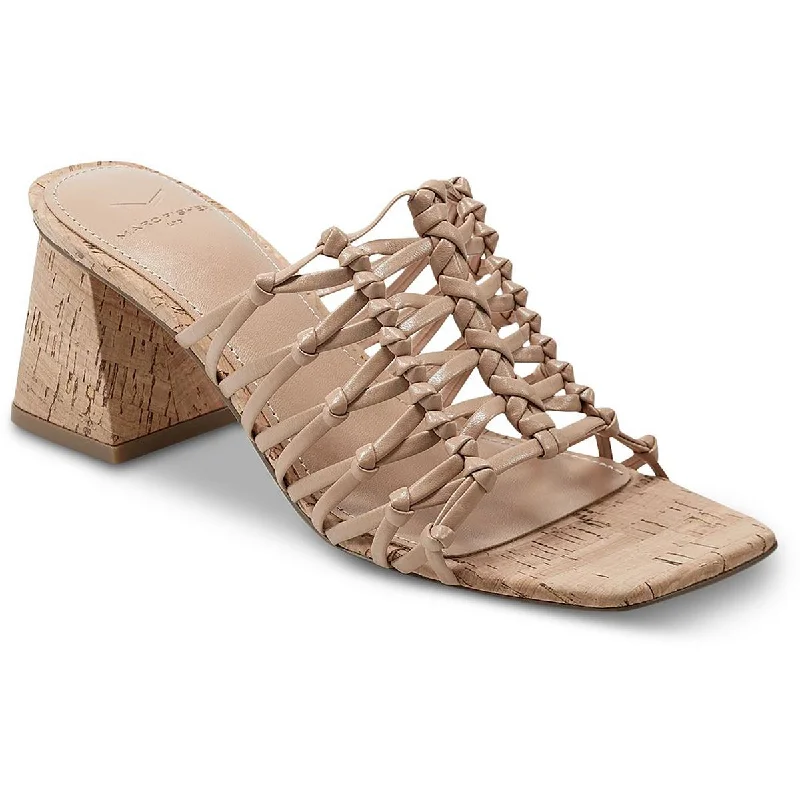 Marc Fisher LTD Womens Colica  Cork Heels Inflatable Shoe Look 