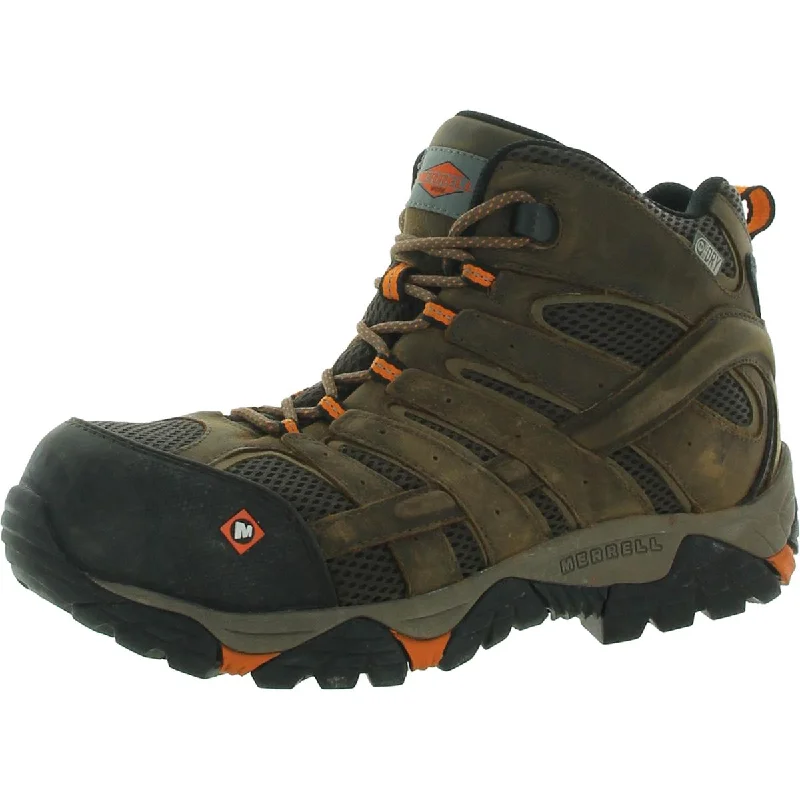 Merrell Mens MOAB Vertex Mid Leather Composite Toe Work and Safety Shoes Patchwork Shoe Aesthetic Merrell Mens MOAB Vertex Mid Leather Composite Toe Work and Safety Shoes Patchwork Shoe Aesthetic