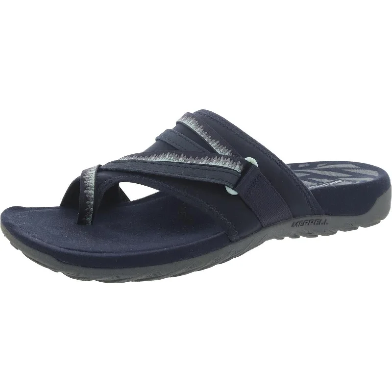 Merrell Womens Terran 3 Cush Post Toe Loop Slip On Slide Sandals Neon - Accent Sneaker Look Merrell Womens Terran 3 Cush Post Toe Loop Slip On Slide Sandals Neon - Accent Sneaker Look