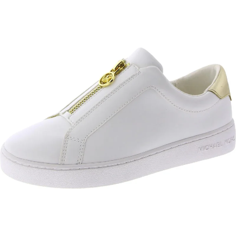 MICHAEL Michael Kors Womens Faux Leather Laceless Casual And Fashion Sneakers Smart - Shoe Functionality Style MICHAEL Michael Kors Womens Faux Leather Laceless Casual And Fashion Sneakers Smart - Shoe Functionality Style