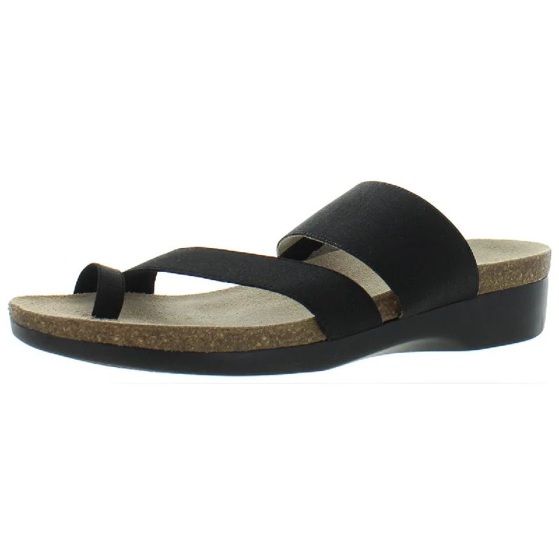Munro Womens Aries Casual Comfort Flat Sandals Wingtip Oxford Design 