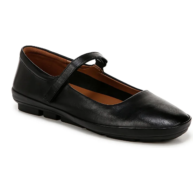 Naturalizer Womens Behold Leather Solid Mary Janes Performance Running Sneaker Look  