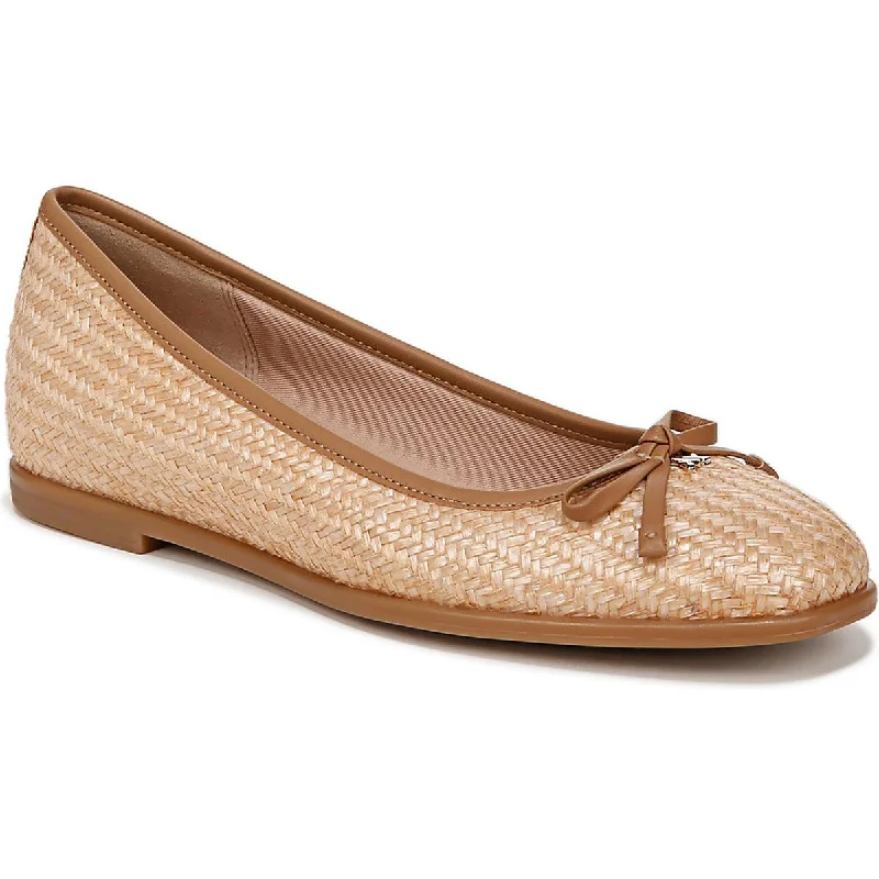 Naturalizer Womens Essential Flat Bow Ballet Flats Hemp - Material Shoe Style  