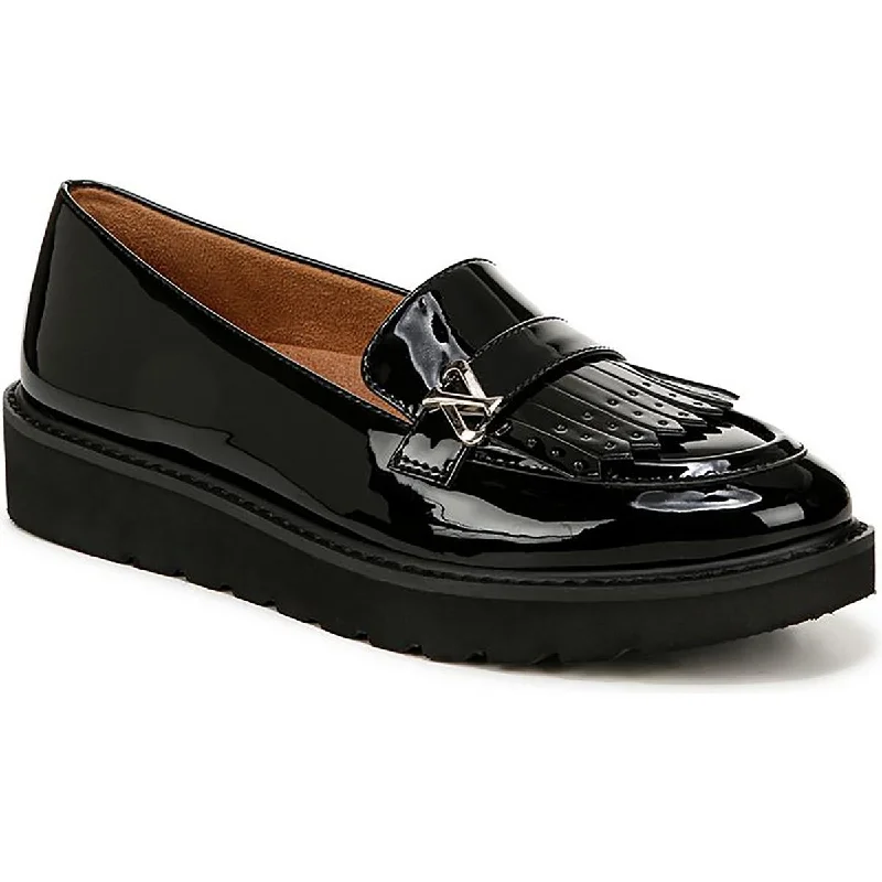 Naturalizer Womens Expert Patent Slip-On Loafers Skateboarding Sneaker Style  