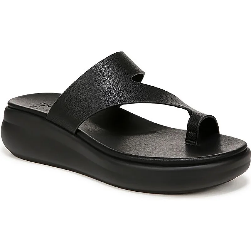 Naturalizer Womens Faux Leather Toe Loop Slide Sandals Suede Desert Boot 
