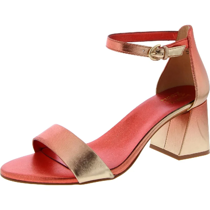 Naturalizer Womens Vera-Calinte Faux Leather Block Heel Neon - Accent Sneaker Look  