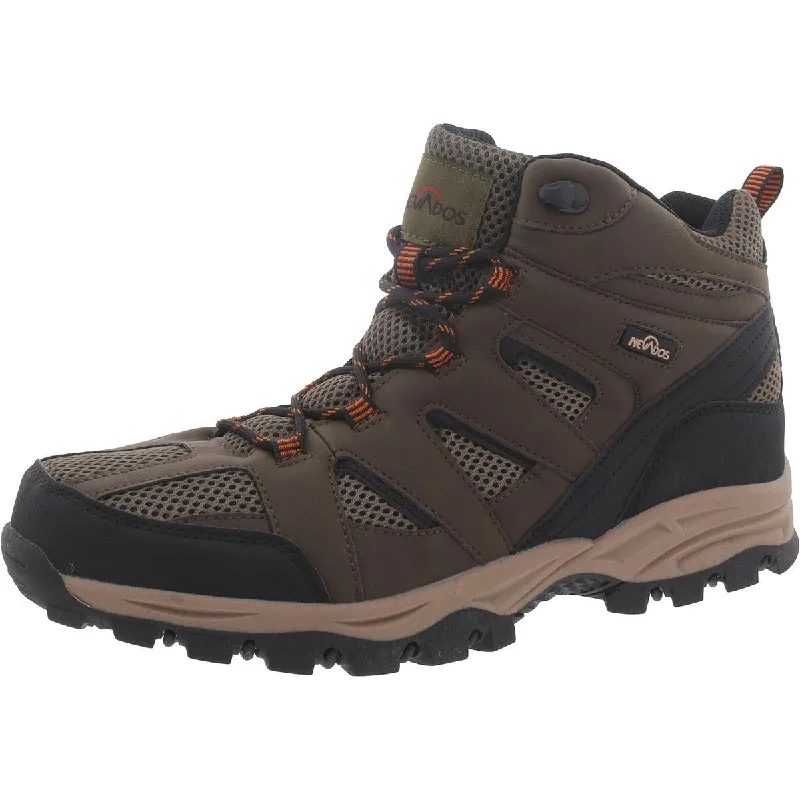 Nevados Mens Larkin Leather Outdoor Hiking Boots Minimalist Sneaker Style  