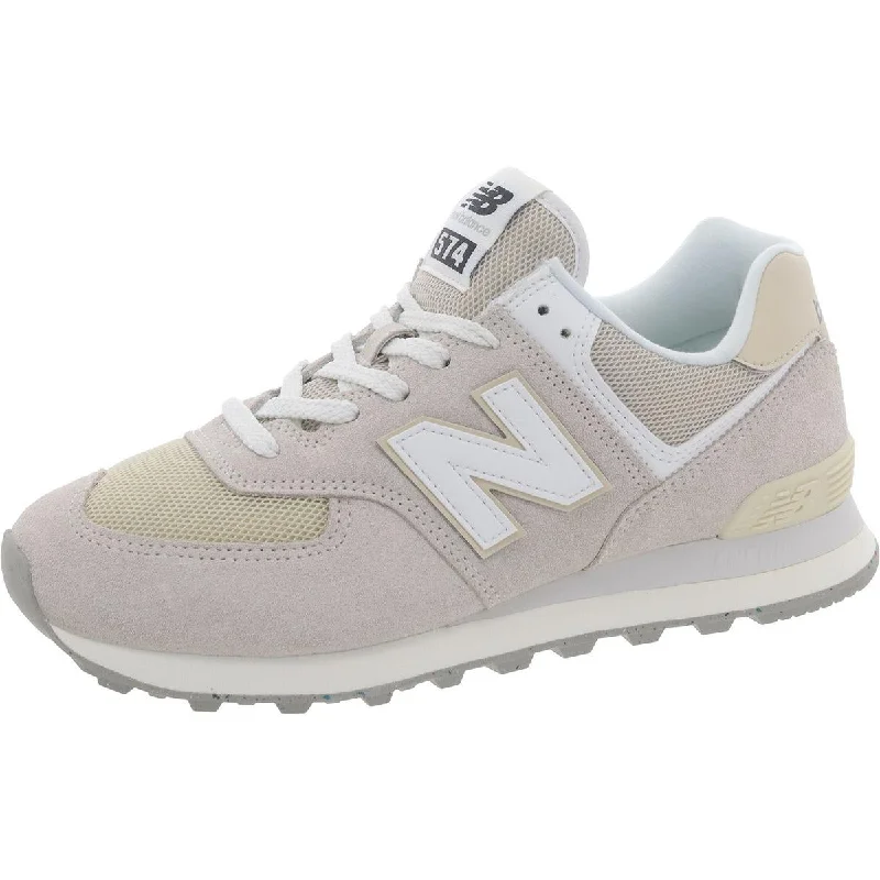 New Balance Mens Suede Lifestyle Running & Training Shoes Metallic Trim Shoe Design  