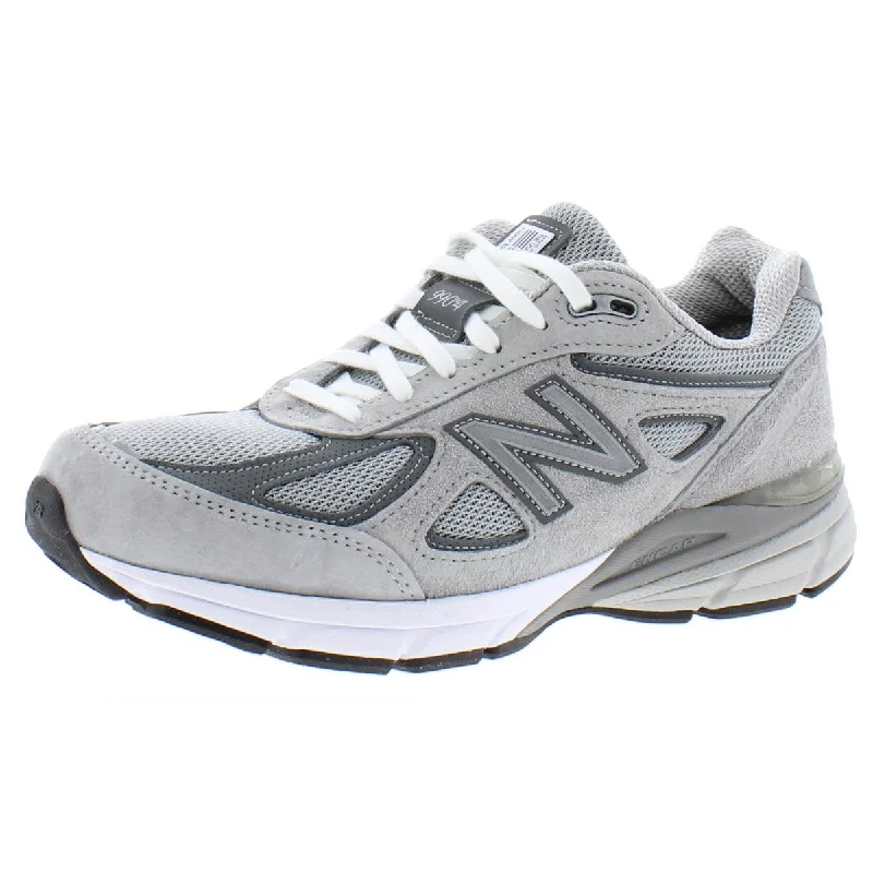 New Balance Womens 990V4 Suede Sneakers Running Shoes Mod Oxford Design  