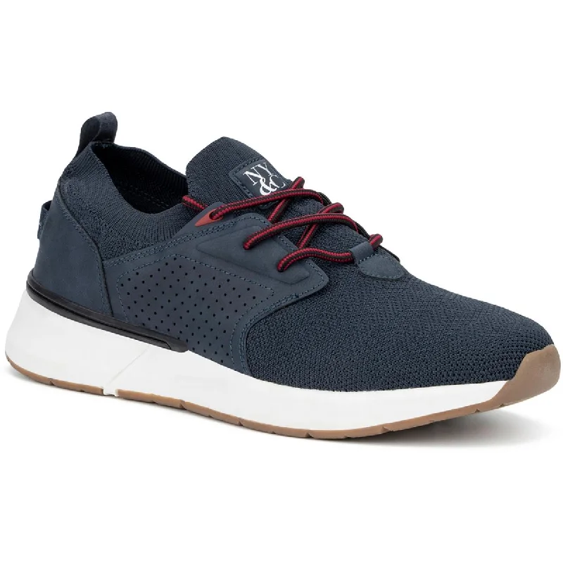 New York & Company Mens Bunker Fitness Round Toe Casual and Fashion Sneakers Leather Driving Shoe Style  